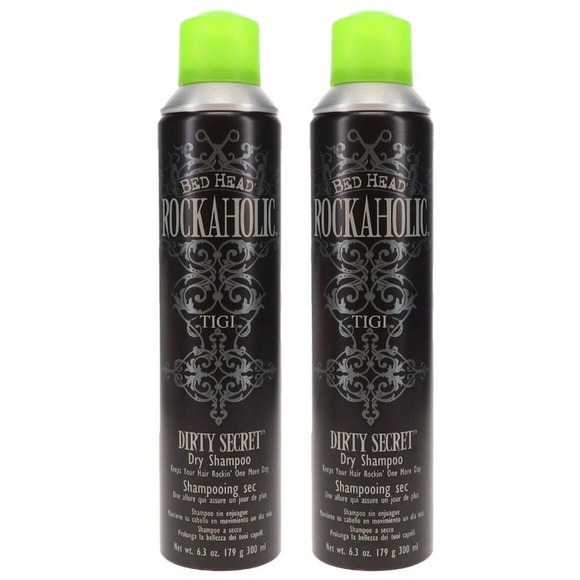 TIGI Bed Head Rockaholic Dirty Secret Dry Shampoo 6.3 oz 2 Pack - Picture 1 of 3
